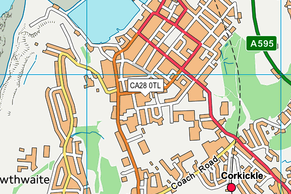 CA28 0TL map - OS VectorMap District (Ordnance Survey) CA28 0TL map - OS VectorMap District (Ordnance Survey)
