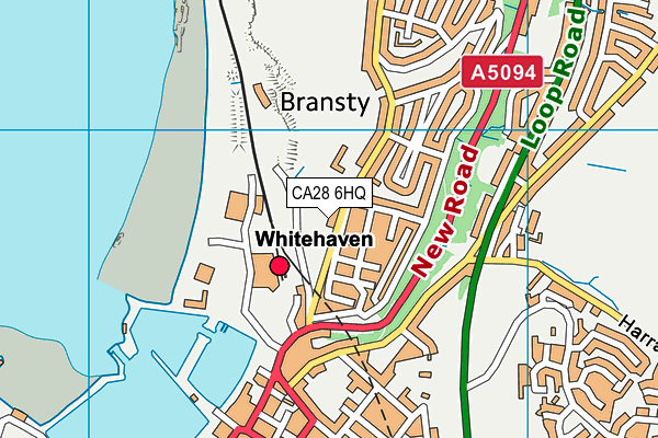 CA28 6HQ map - OS VectorMap District (Ordnance Survey) CA28 6HQ map - OS VectorMap District (Ordnance Survey)
