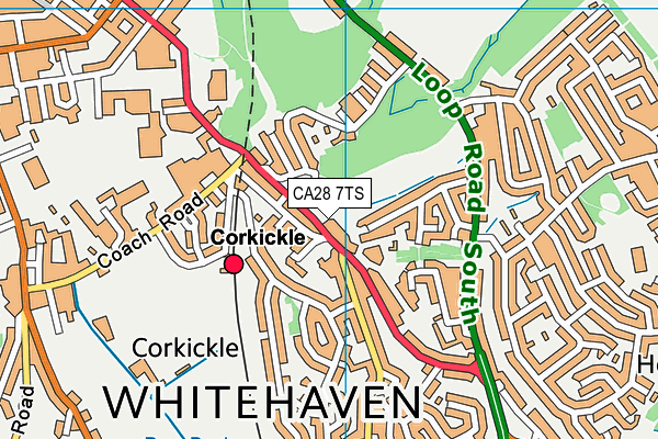 CA28 7TS map - OS VectorMap District (Ordnance Survey) CA28 7TS map - OS VectorMap District (Ordnance Survey)
