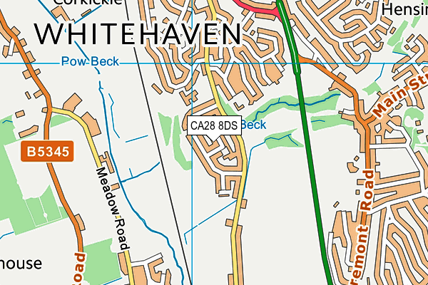 CA28 8DS map - OS VectorMap District (Ordnance Survey) CA28 8DS map - OS VectorMap District (Ordnance Survey)