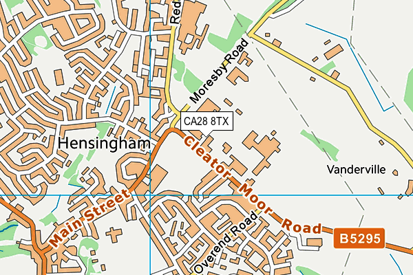 CA28 8TX map - OS VectorMap District (Ordnance Survey) CA28 8TX map - OS VectorMap District (Ordnance Survey)
