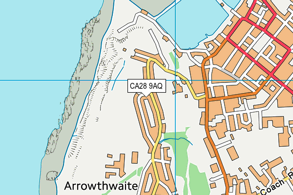 CA28 9AQ map - OS VectorMap District (Ordnance Survey) CA28 9AQ map - OS VectorMap District (Ordnance Survey)