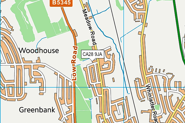 CA28 9JA map - OS VectorMap District (Ordnance Survey) CA28 9JA map - OS VectorMap District (Ordnance Survey)