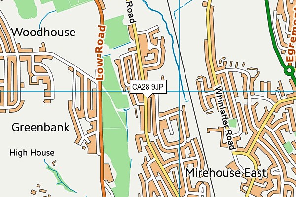 CA28 9JP map - OS VectorMap District (Ordnance Survey) CA28 9JP map - OS VectorMap District (Ordnance Survey)