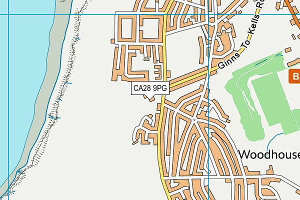 CA28 9PG map - OS VectorMap District (Ordnance Survey) CA28 9PG map - OS VectorMap District (Ordnance Survey)