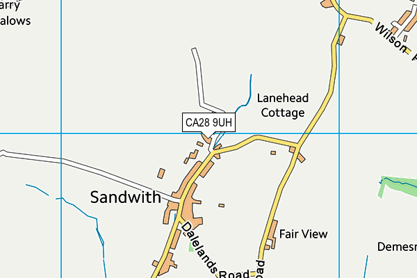 CA28 9UH map - OS VectorMap District (Ordnance Survey) CA28 9UH map - OS VectorMap District (Ordnance Survey)