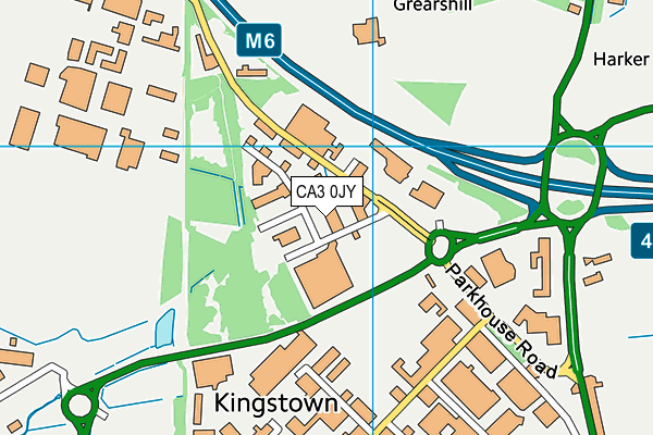 CA3 0JY map - OS VectorMap District (Ordnance Survey) CA3 0JY map - OS VectorMap District (Ordnance Survey)