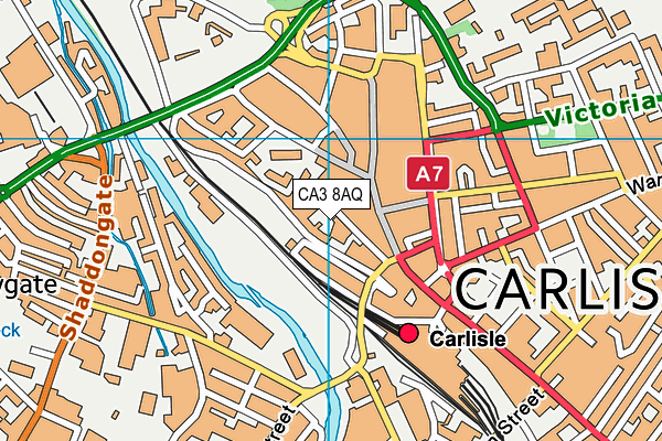CA3 8AQ map - OS VectorMap District (Ordnance Survey) CA3 8AQ map - OS VectorMap District (Ordnance Survey)