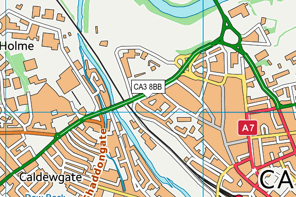 CA3 8BB map - OS VectorMap District (Ordnance Survey) CA3 8BB map - OS VectorMap District (Ordnance Survey)