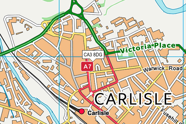 CA3 8DG map - OS VectorMap District (Ordnance Survey) CA3 8DG map - OS VectorMap District (Ordnance Survey)