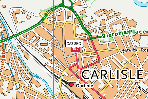CA3 8EQ map - OS VectorMap District (Ordnance Survey) CA3 8EQ map - OS VectorMap District (Ordnance Survey)