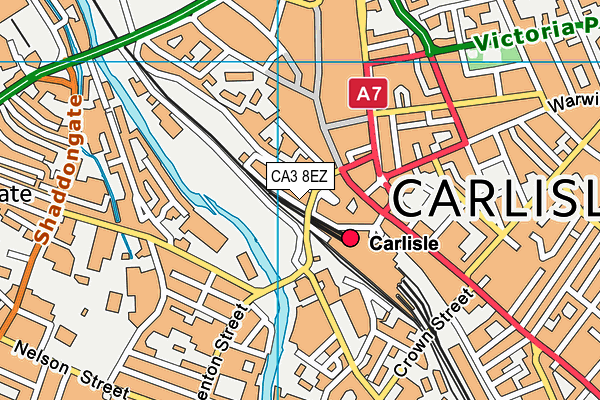 CA3 8EZ map - OS VectorMap District (Ordnance Survey) CA3 8EZ map - OS VectorMap District (Ordnance Survey)