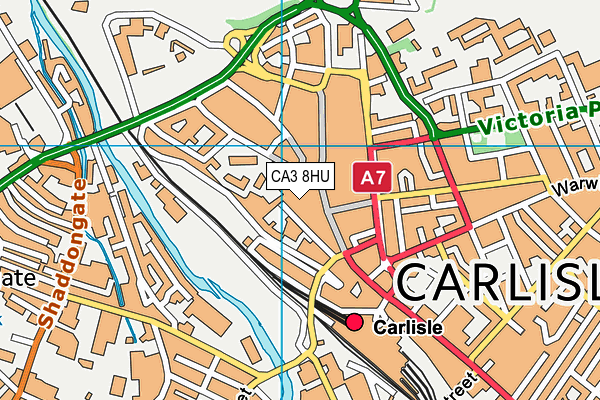 CA3 8HU map - OS VectorMap District (Ordnance Survey) CA3 8HU map - OS VectorMap District (Ordnance Survey)