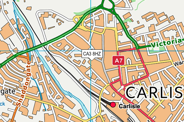 CA3 8HZ map - OS VectorMap District (Ordnance Survey) CA3 8HZ map - OS VectorMap District (Ordnance Survey)