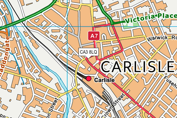 CA3 8LQ map - OS VectorMap District (Ordnance Survey) CA3 8LQ map - OS VectorMap District (Ordnance Survey)