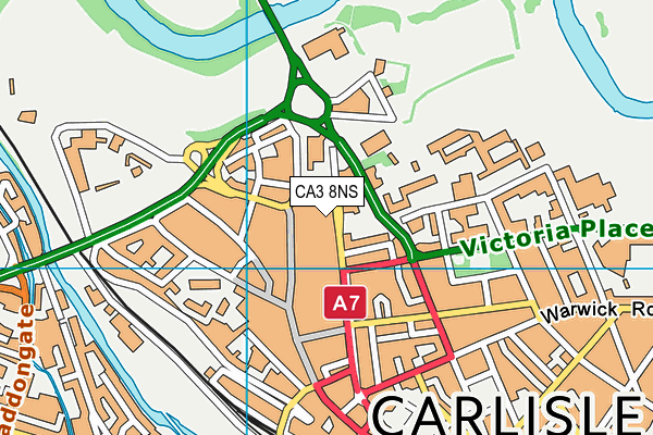 CA3 8NS map - OS VectorMap District (Ordnance Survey) CA3 8NS map - OS VectorMap District (Ordnance Survey)