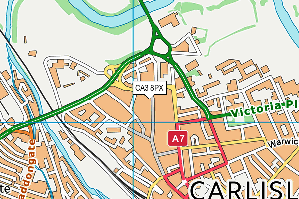 CA3 8PX map - OS VectorMap District (Ordnance Survey) CA3 8PX map - OS VectorMap District (Ordnance Survey)