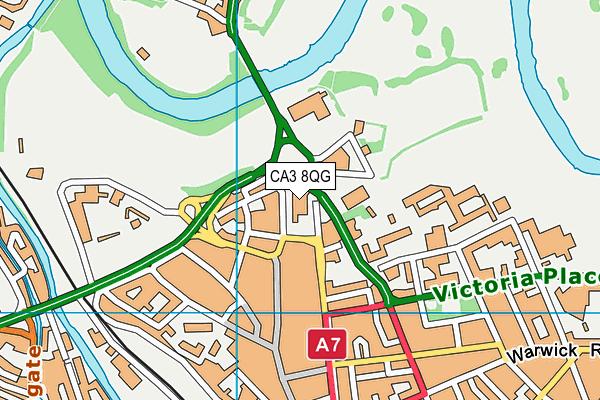 CA3 8QG map - OS VectorMap District (Ordnance Survey) CA3 8QG map - OS VectorMap District (Ordnance Survey)
