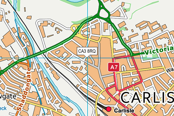 CA3 8RQ map - OS VectorMap District (Ordnance Survey) CA3 8RQ map - OS VectorMap District (Ordnance Survey)