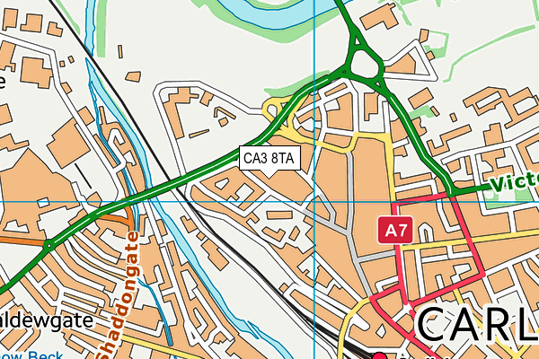 CA3 8TA map - OS VectorMap District (Ordnance Survey) CA3 8TA map - OS VectorMap District (Ordnance Survey)