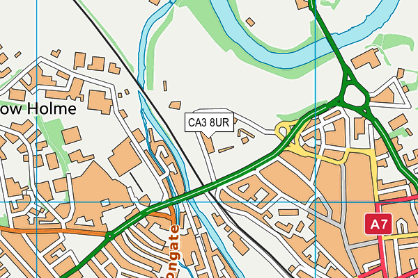 CA3 8UR map - OS VectorMap District (Ordnance Survey) CA3 8UR map - OS VectorMap District (Ordnance Survey)