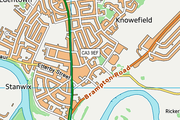 CA3 9EF map - OS VectorMap District (Ordnance Survey) CA3 9EF map - OS VectorMap District (Ordnance Survey)