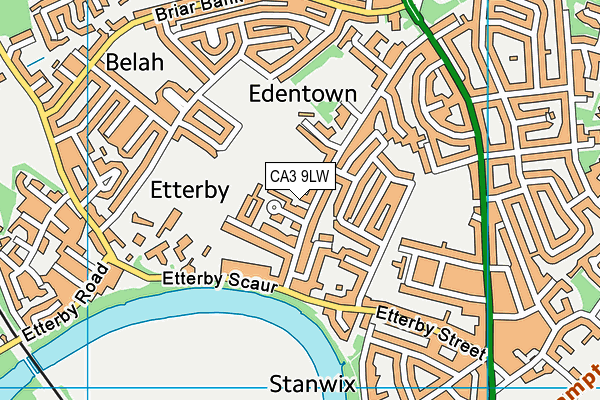 CA3 9LW map - OS VectorMap District (Ordnance Survey) CA3 9LW map - OS VectorMap District (Ordnance Survey)