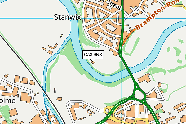 CA3 9NS map - OS VectorMap District (Ordnance Survey) CA3 9NS map - OS VectorMap District (Ordnance Survey)