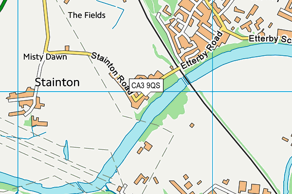 CA3 9QS map - OS VectorMap District (Ordnance Survey) CA3 9QS map - OS VectorMap District (Ordnance Survey)