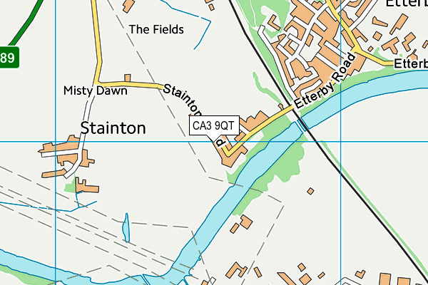 CA3 9QT map - OS VectorMap District (Ordnance Survey) CA3 9QT map - OS VectorMap District (Ordnance Survey)