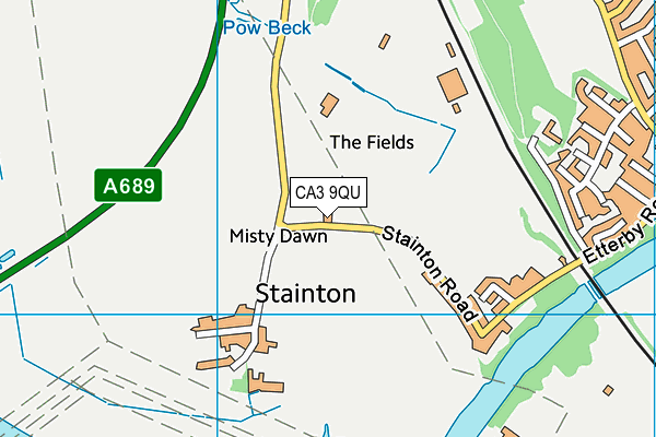 CA3 9QU map - OS VectorMap District (Ordnance Survey) CA3 9QU map - OS VectorMap District (Ordnance Survey)