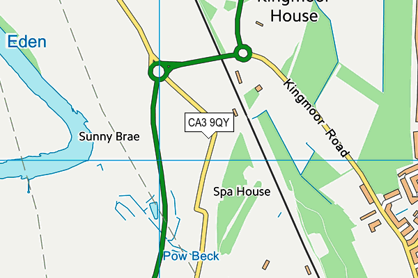 CA3 9QY map - OS VectorMap District (Ordnance Survey) CA3 9QY map - OS VectorMap District (Ordnance Survey)