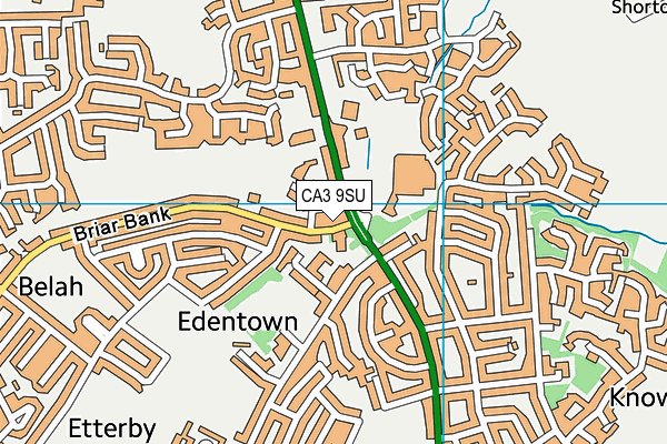 CA3 9SU map - OS VectorMap District (Ordnance Survey) CA3 9SU map - OS VectorMap District (Ordnance Survey)