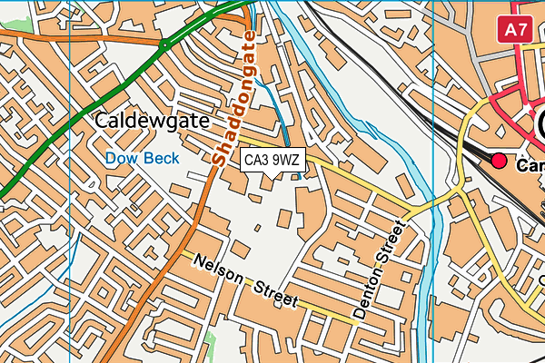 CA3 9WZ map - OS VectorMap District (Ordnance Survey) CA3 9WZ map - OS VectorMap District (Ordnance Survey)