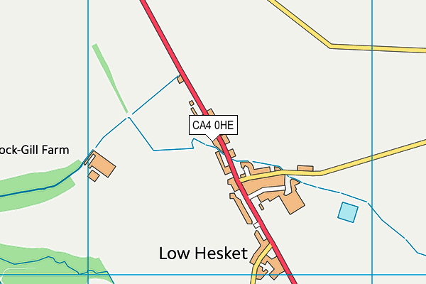 CA4 0HE map - OS VectorMap District (Ordnance Survey) CA4 0HE map - OS VectorMap District (Ordnance Survey)