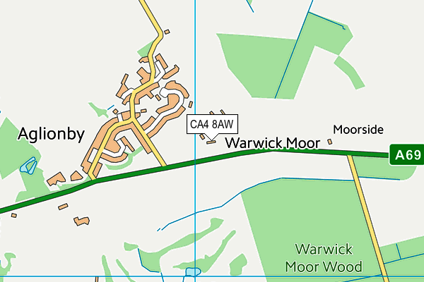 CA4 8AW map - OS VectorMap District (Ordnance Survey) CA4 8AW map - OS VectorMap District (Ordnance Survey)