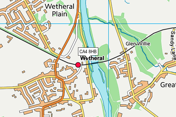 CA4 8HB map - OS VectorMap District (Ordnance Survey) CA4 8HB map - OS VectorMap District (Ordnance Survey)