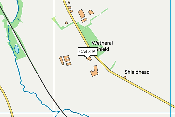 CA4 8JA map - OS VectorMap District (Ordnance Survey) CA4 8JA map - OS VectorMap District (Ordnance Survey)