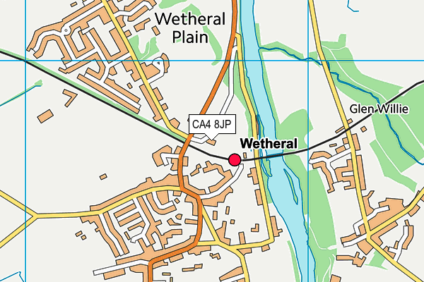 CA4 8JP map - OS VectorMap District (Ordnance Survey) CA4 8JP map - OS VectorMap District (Ordnance Survey)