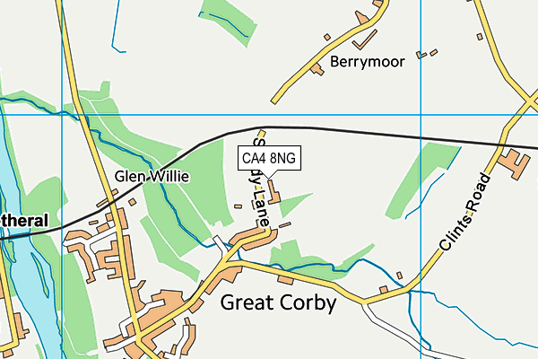 CA4 8NG map - OS VectorMap District (Ordnance Survey) CA4 8NG map - OS VectorMap District (Ordnance Survey)