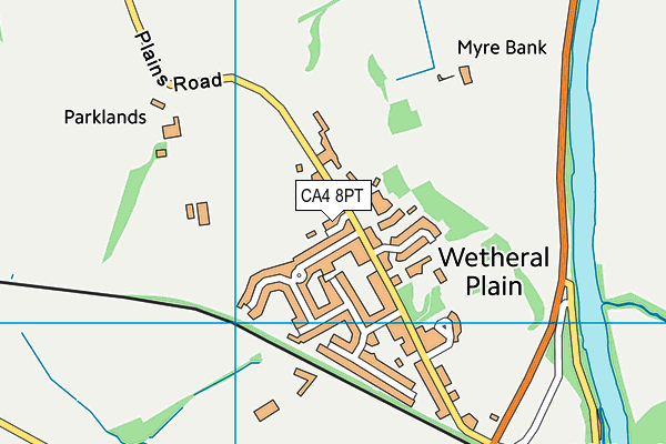 CA4 8PT map - OS VectorMap District (Ordnance Survey) CA4 8PT map - OS VectorMap District (Ordnance Survey)