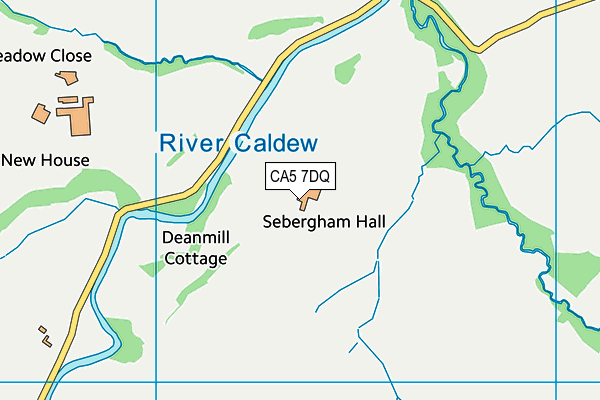 CA5 7DQ map - OS VectorMap District (Ordnance Survey) CA5 7DQ map - OS VectorMap District (Ordnance Survey)