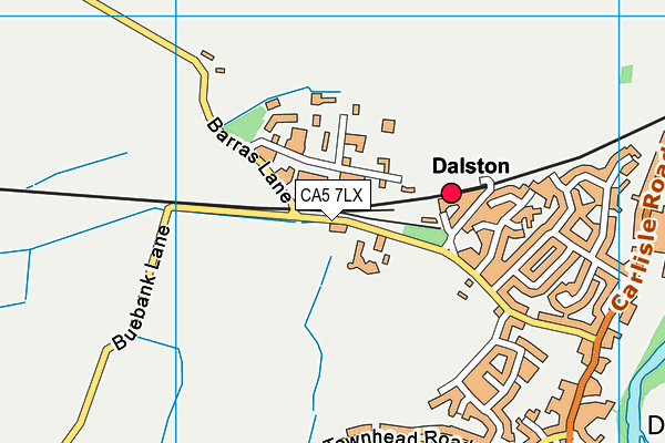 CA5 7LX map - OS VectorMap District (Ordnance Survey) CA5 7LX map - OS VectorMap District (Ordnance Survey)