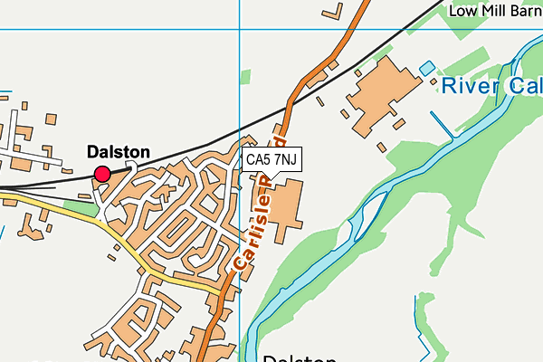 CA5 7NJ map - OS VectorMap District (Ordnance Survey) CA5 7NJ map - OS VectorMap District (Ordnance Survey)