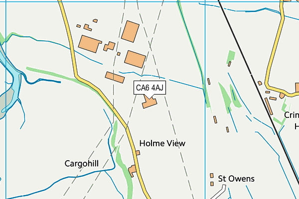 CA6 4AJ map - OS VectorMap District (Ordnance Survey) CA6 4AJ map - OS VectorMap District (Ordnance Survey)