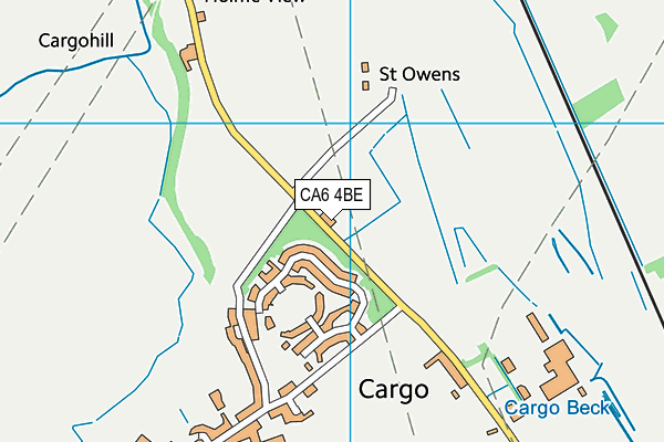 CA6 4BE map - OS VectorMap District (Ordnance Survey) CA6 4BE map - OS VectorMap District (Ordnance Survey)