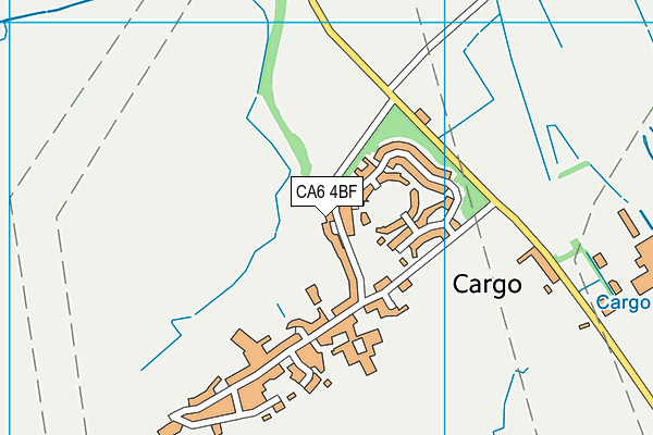 CA6 4BF map - OS VectorMap District (Ordnance Survey) CA6 4BF map - OS VectorMap District (Ordnance Survey)