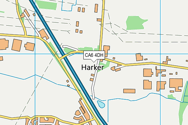 CA6 4DH map - OS VectorMap District (Ordnance Survey) CA6 4DH map - OS VectorMap District (Ordnance Survey)