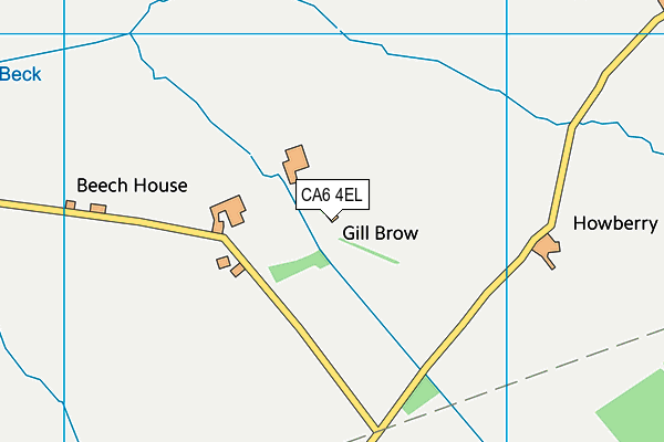 CA6 4EL map - OS VectorMap District (Ordnance Survey) CA6 4EL map - OS VectorMap District (Ordnance Survey)
