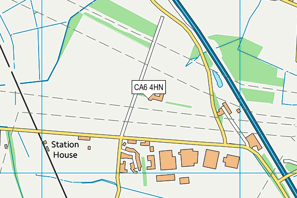CA6 4HN map - OS VectorMap District (Ordnance Survey) CA6 4HN map - OS VectorMap District (Ordnance Survey)